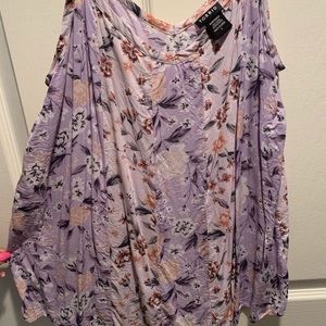 SOPHIE - PURPLE FLORAL SWING CAMI